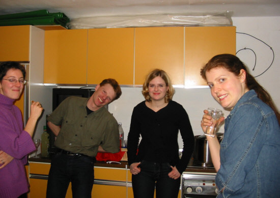 Undine, Andreas, Kathrin, Carla